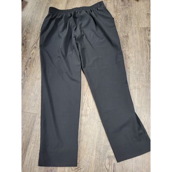 Calvin Klein Black Active Commute Wide Leg Pants Elastic Waist Medium - Picture 4 of 4